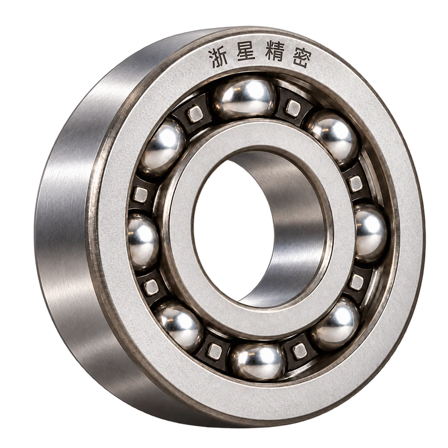 NCWY precision deep groove ball bearing with 浙星精密 marking